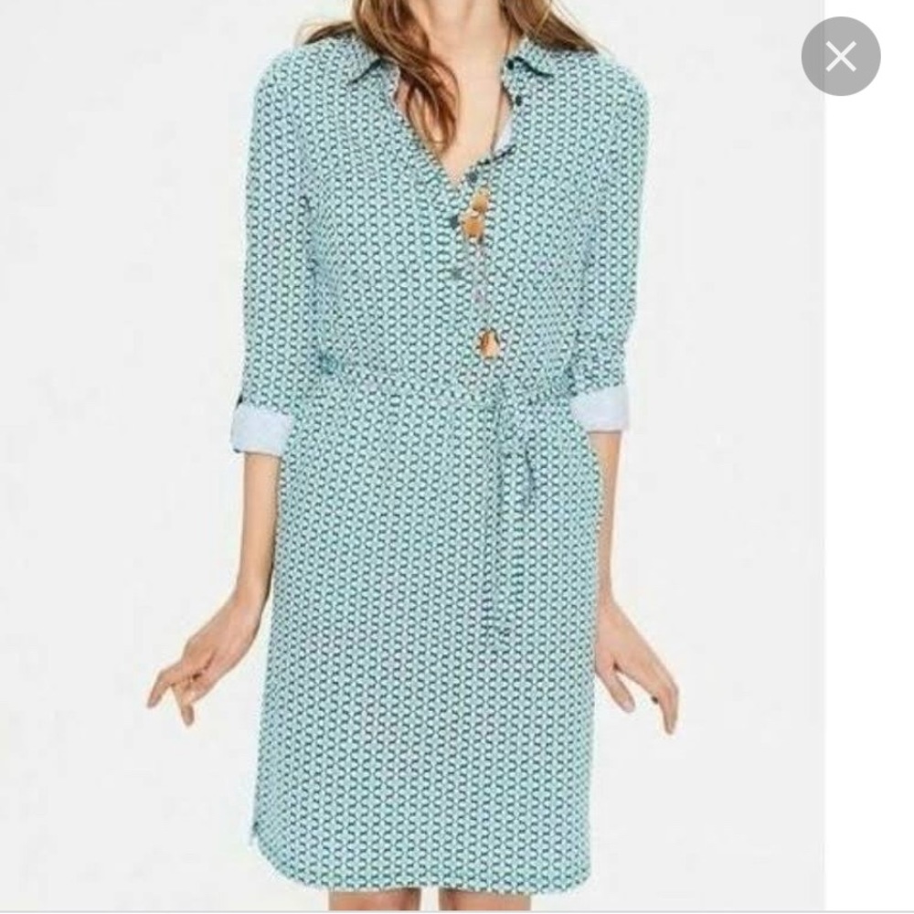 Boden Jersey Shirtdress